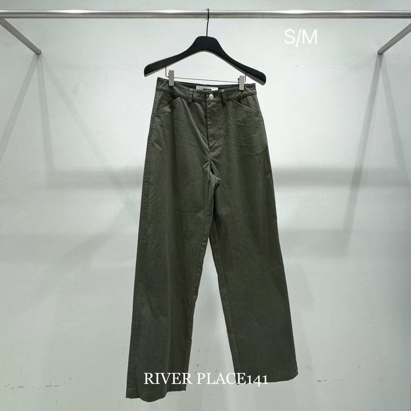 WATER/RIVER韓國直郵東大門實拍女裝新款24春夏人氣休閑褲WATER/RIVER休閑褲