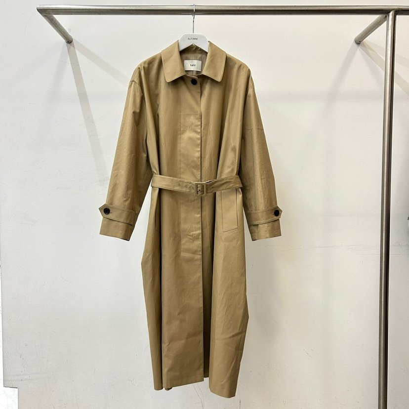 AUTOMNE韓國直郵女裝新品推薦人氣熱賣職業時尚長款風衣含腰帶AMY GRACE長款風衣