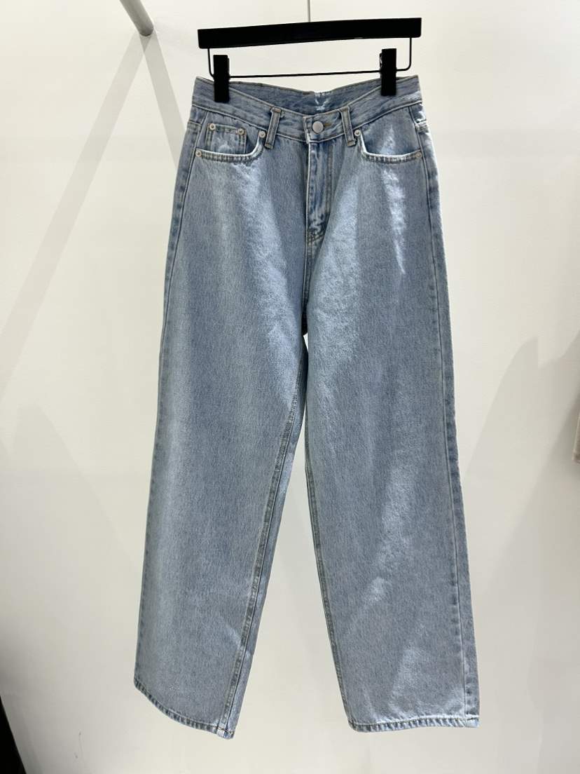 LIL韓國直郵東大門代購女士新品職業24秋夏熱賣牛仔褲牛仔布LIL牛仔褲