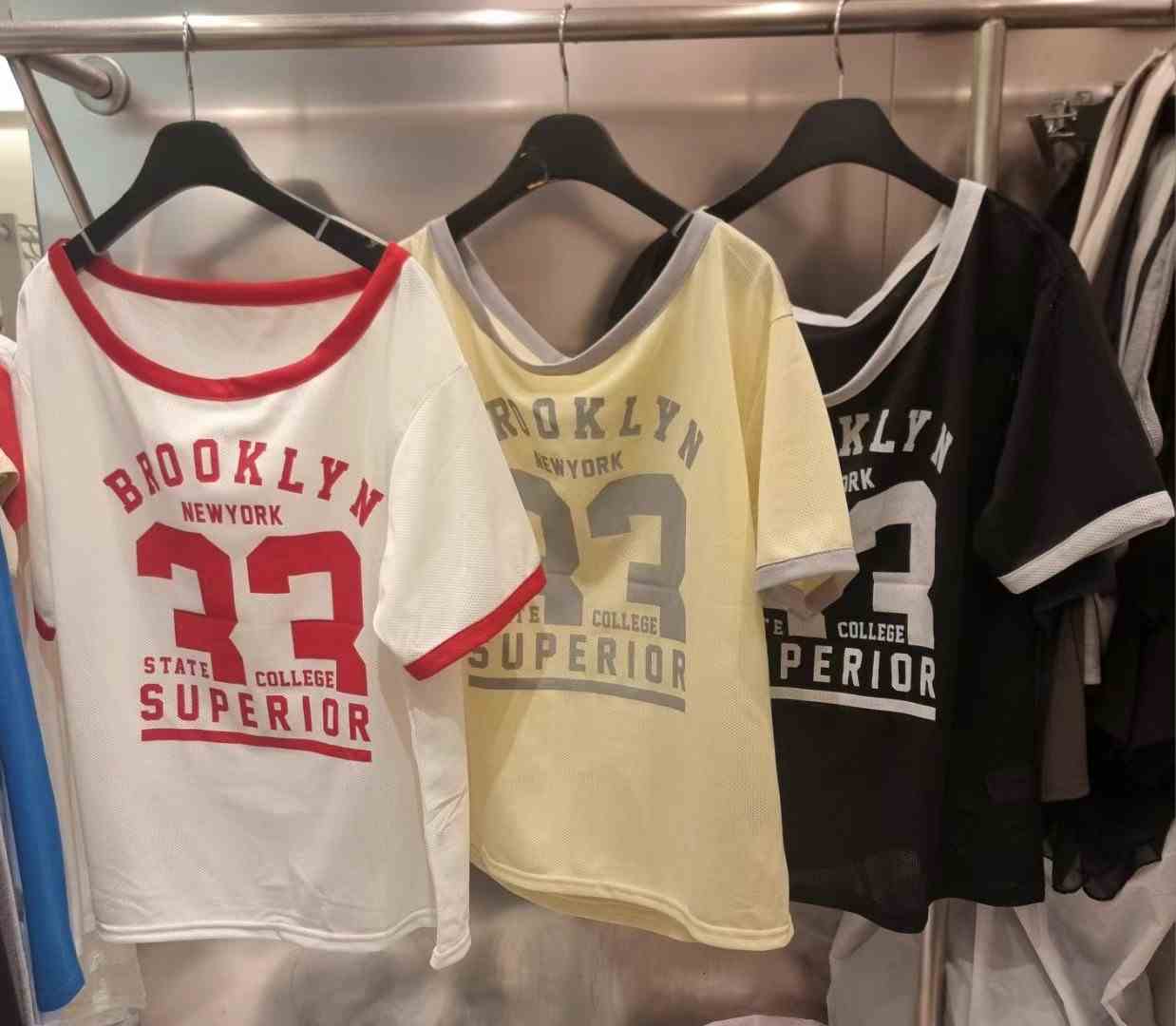 DIPPING韓國直郵東大門代購女裝新品時尚熱賣職業休閑24春夏T恤DIPPINGT恤