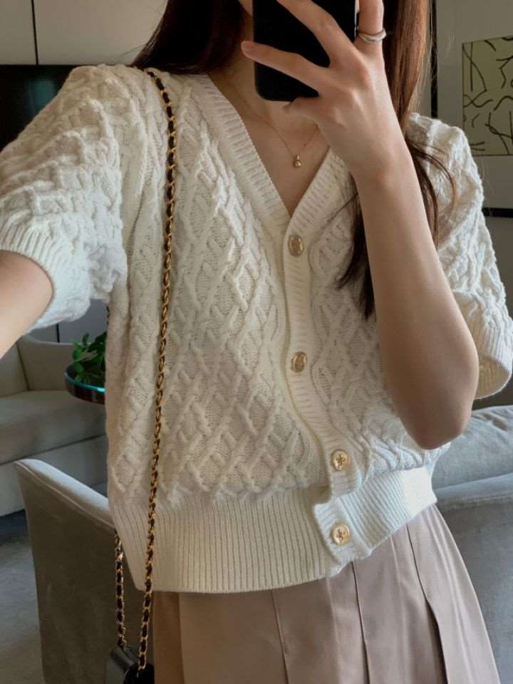 PLAYLIST韓國直郵東大門代購女裝新款人氣真品職業熱賣針織衫confetti針織衫