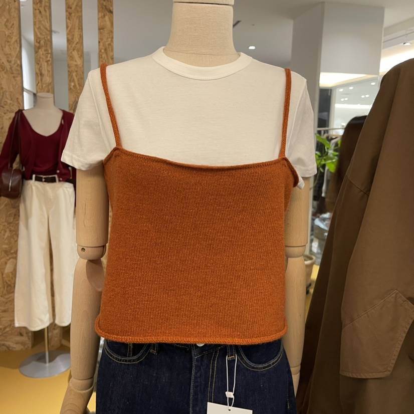 De VENTI韓國直郵東大門實拍女裝新品熱賣真品休閑吊帶背心DE VENTI吊帶/背心