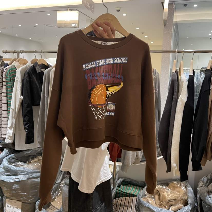 De VENTI直郵韓國代購女裝新品休閑職業人氣熱賣推薦真品衛衣DE VENTI衛衣