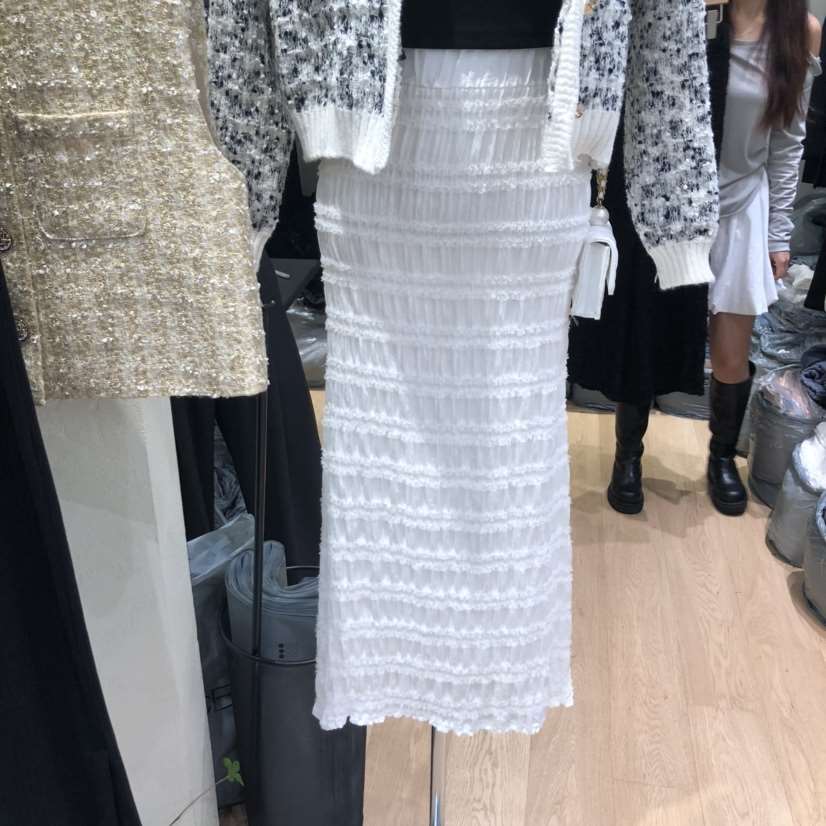 Butter-P韓國直郵東大門實拍女裝新品職業熱賣休閑24春夏長裙BUTTER-P長裙