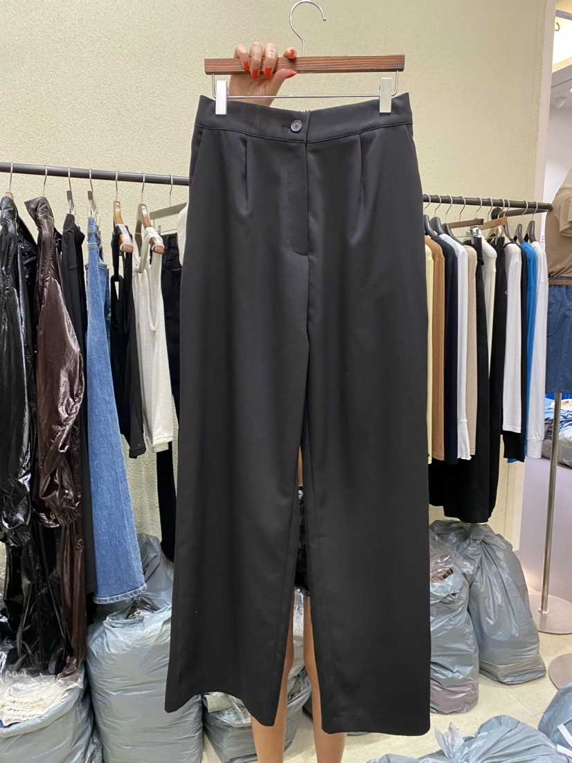 REMOOD韓國直郵東大門代購女裝新品24秋冬推薦職業休閑褲FRENCH DOOR休閑褲
