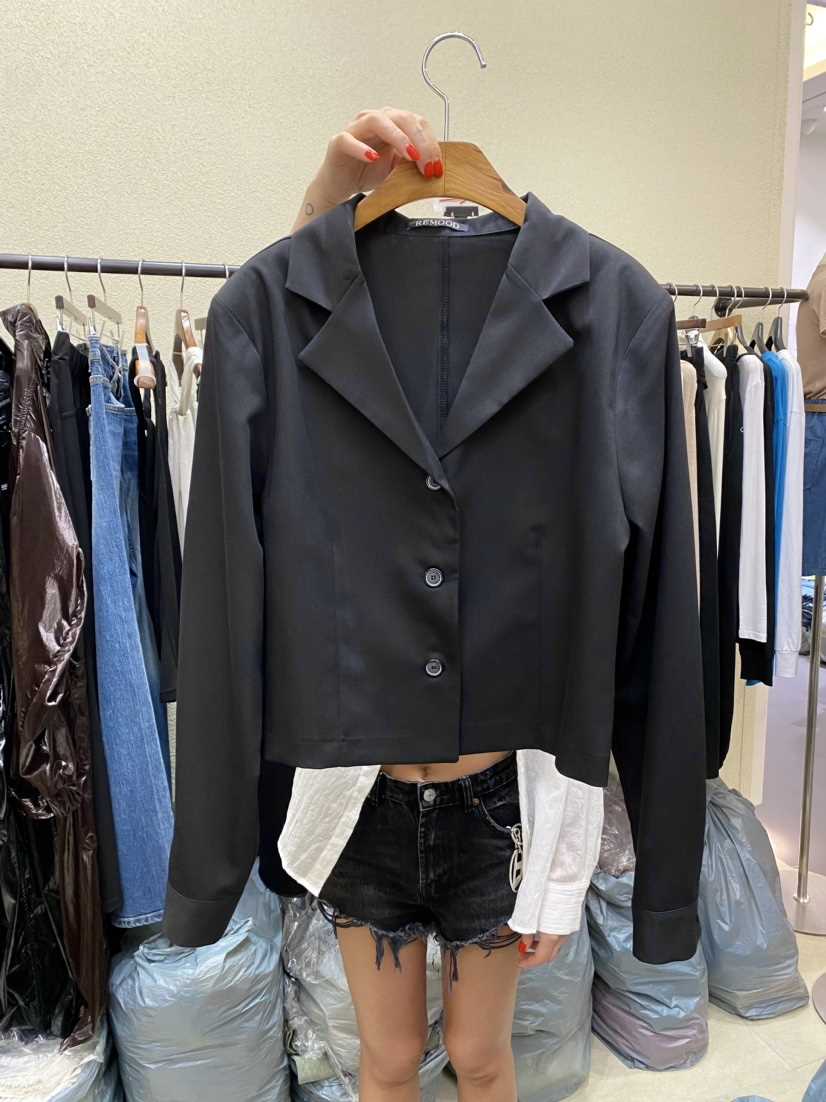 REMOOD直郵韓國代購女裝新品休閑時尚推薦職業24秋冬夾克FRENCH DOOR夾克