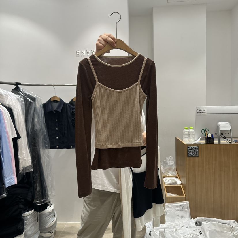 ENVY韓國直郵女裝新品時尚24秋冬人氣真品熱賣推薦吊帶背心ENVY吊帶/背心