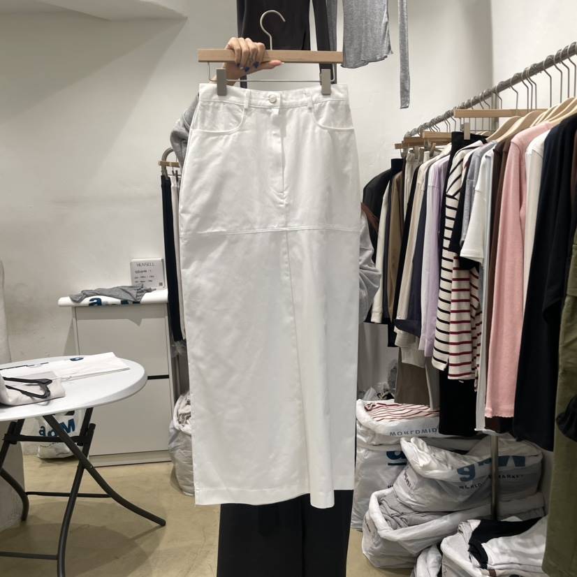MUNSELL韓國直郵東大門代購女裝新品休閑推薦熱賣時尚職業長裙MUNSELL長裙