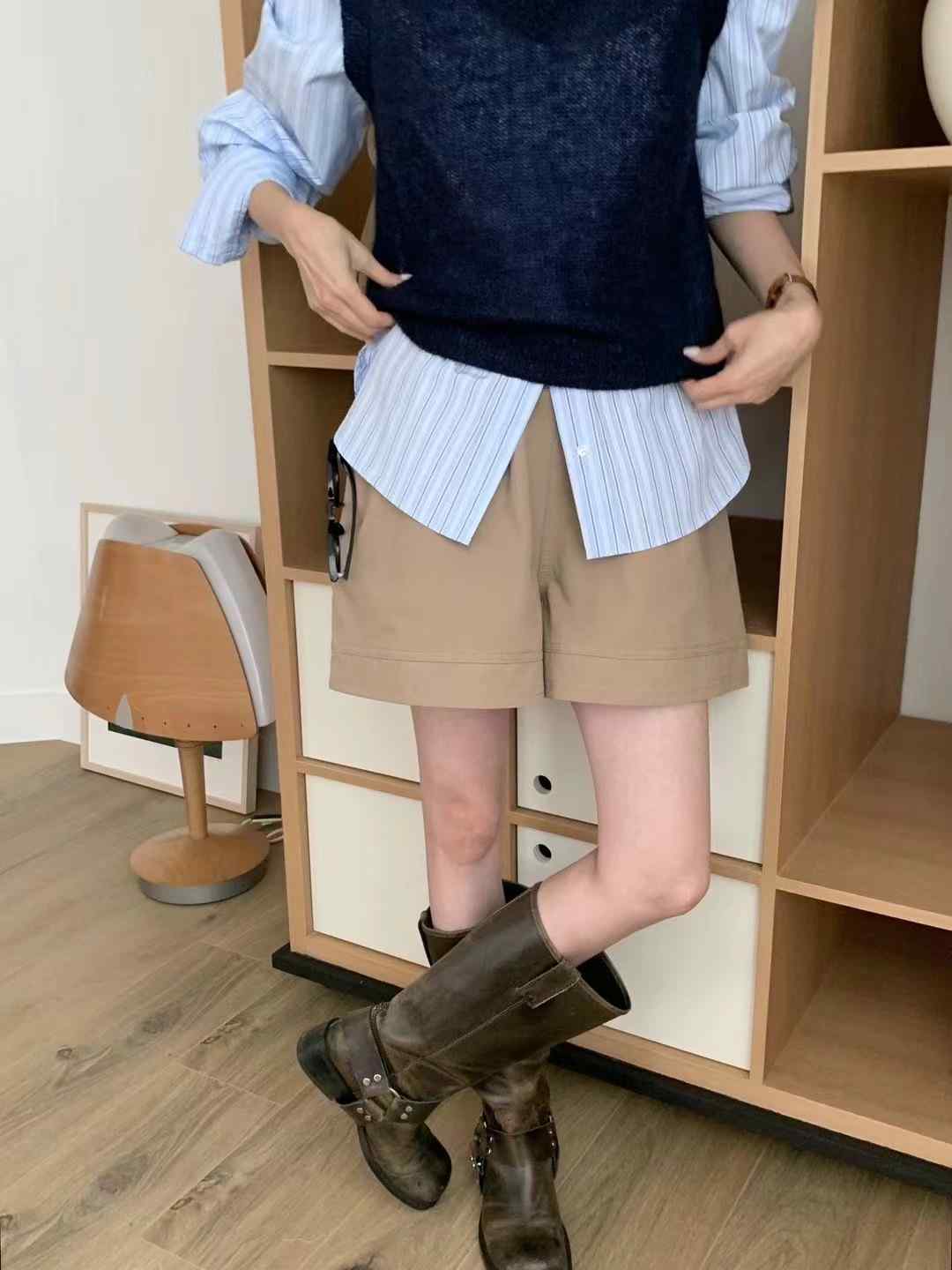 CALLMYNAME韓國直郵東大門代購女裝新品推薦人氣熱賣24秋冬短褲Call my name短褲