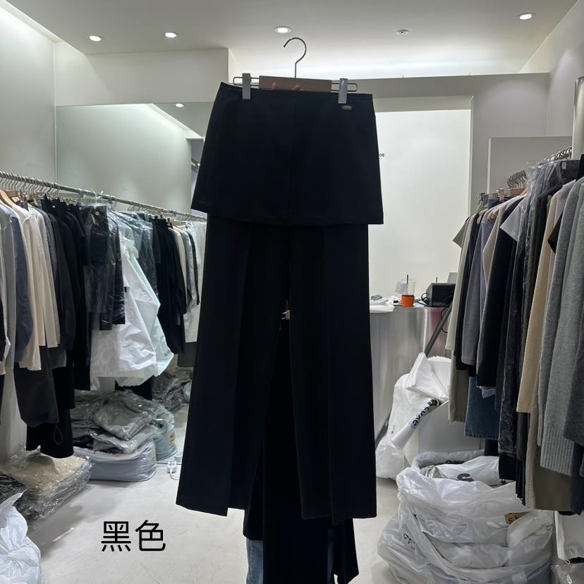 ZERO ZERO韓國直郵東大門實拍女裝新款推薦休閑24秋冬裙褲ASHTOE裙褲