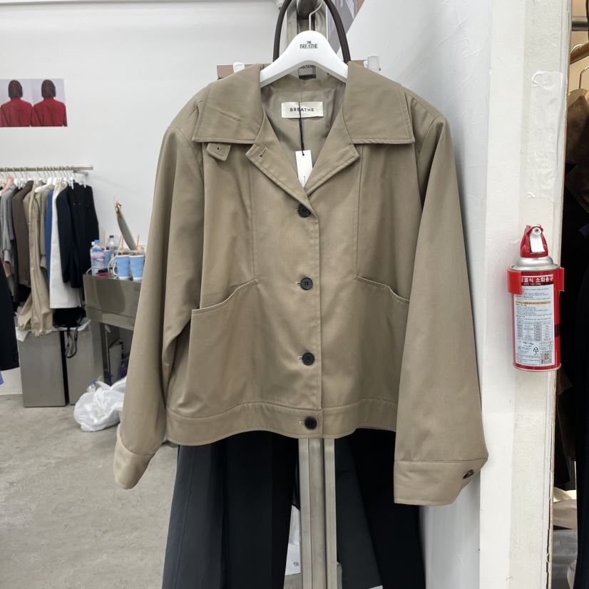 BREATHE直郵韓國代購女裝新品人氣休閑職業24秋冬推薦夾克BREATHE夾克