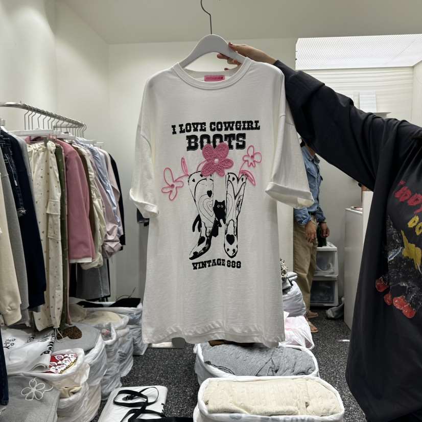 VINTAGE888/TRIPLE EIGHT韓國直郵東大門實拍女裝新品24秋冬T恤VINTAGE888/TRIPLE EIGHTT恤