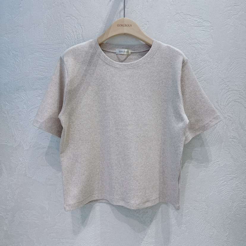 GORGEOUS韓國直郵東大門代購女裝新品熱賣24秋冬休閑T恤抓絨GORGEOUST恤