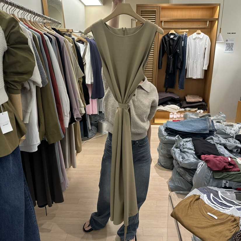 VAN NUVO韓國直郵女裝新品休閑熱賣真品職業時尚人氣連衣裙VAN NUVO連衣裙