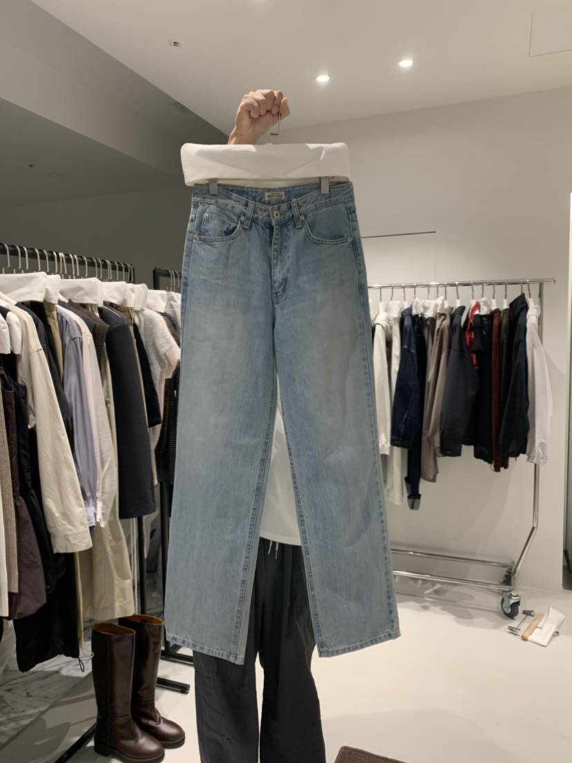 BRUNCH直郵韓國代購女裝新品人氣推薦時尚休閑24秋冬牛仔褲THE BRUNCH牛仔褲