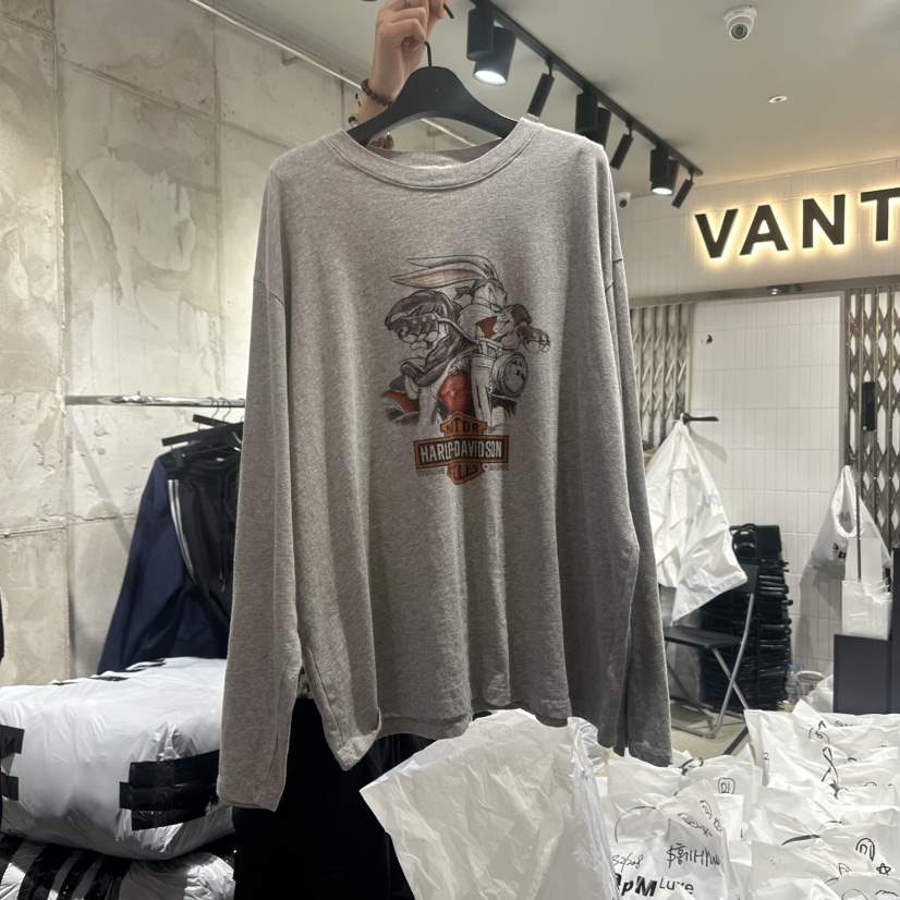 VANTA韓國直郵女士新品熱賣推薦真品休閑職業時尚24秋夏長袖T恤VANTA長袖T恤