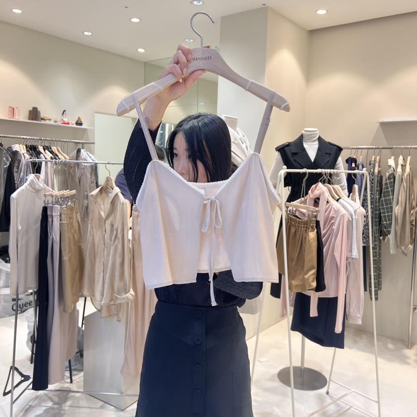 HANNA21直郵韓國代購女裝新品推薦真品休閑時尚人氣吊帶背心HANNA21吊帶/背心