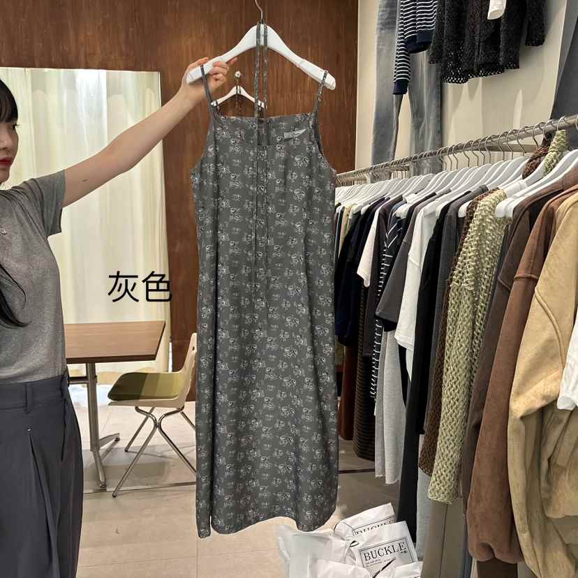 BUCKLE韓國直郵東大門代購女裝新款24秋冬休閑熱賣連衣裙BUCKLE連衣裙
