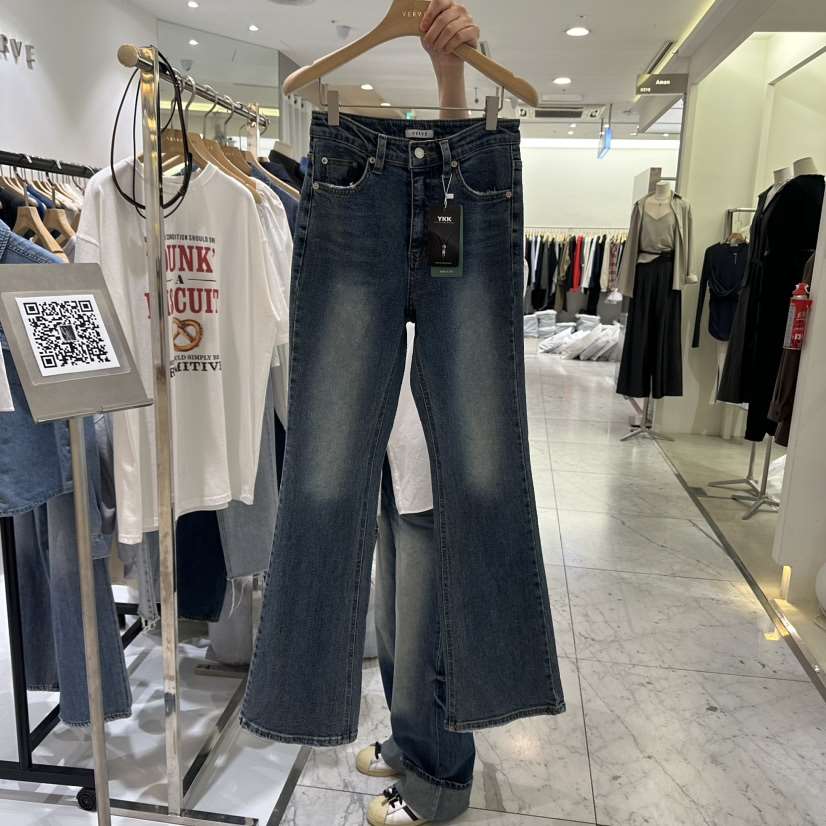 KIRKE直郵韓國代購女裝新款時尚推薦職業人氣熱賣休閑牛仔褲VERVE牛仔褲
