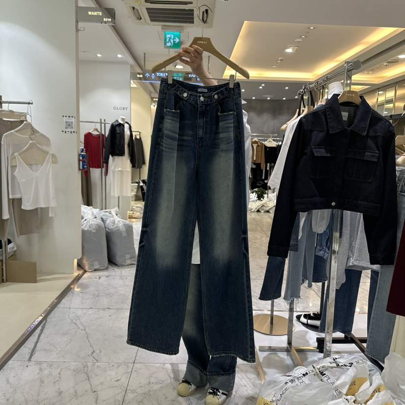 KIRKE韓國直郵東大門實拍女裝新品真品人氣熱賣職業推薦牛仔褲VERVE牛仔褲