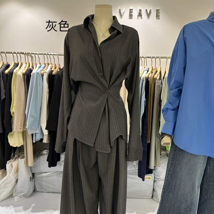 KIRKE直郵韓國代購女裝新品24春夏休閑職業時尚真品人氣T恤VERVET恤