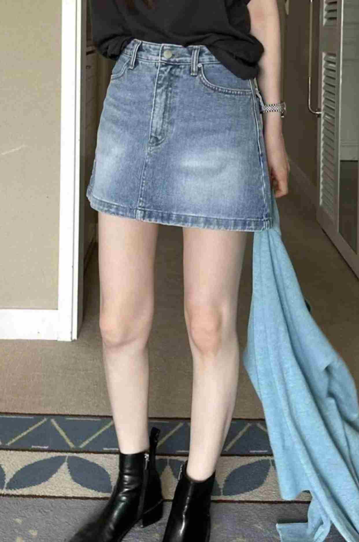 WEARRAW韓國直郵東大門代購女裝新款時尚職業熱賣24秋冬短裙WEARRAW短裙