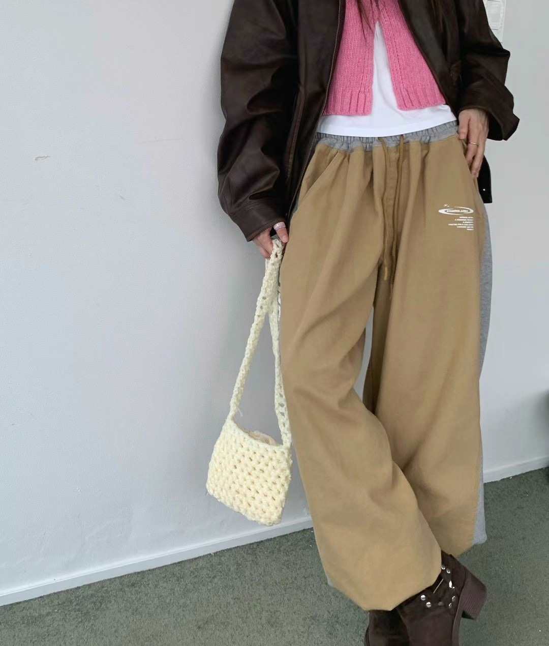 STANDING韓國直郵女裝新品熱賣24秋冬職業時尚休閑休閑褲STANDING休閑褲