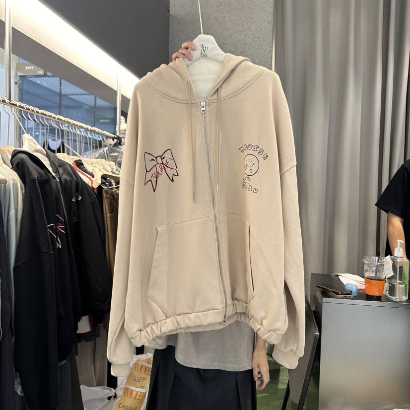AMOEBA韓國直郵女裝新品人氣時尚推薦24秋冬熱賣真品衛衣AMOEBA衛衣