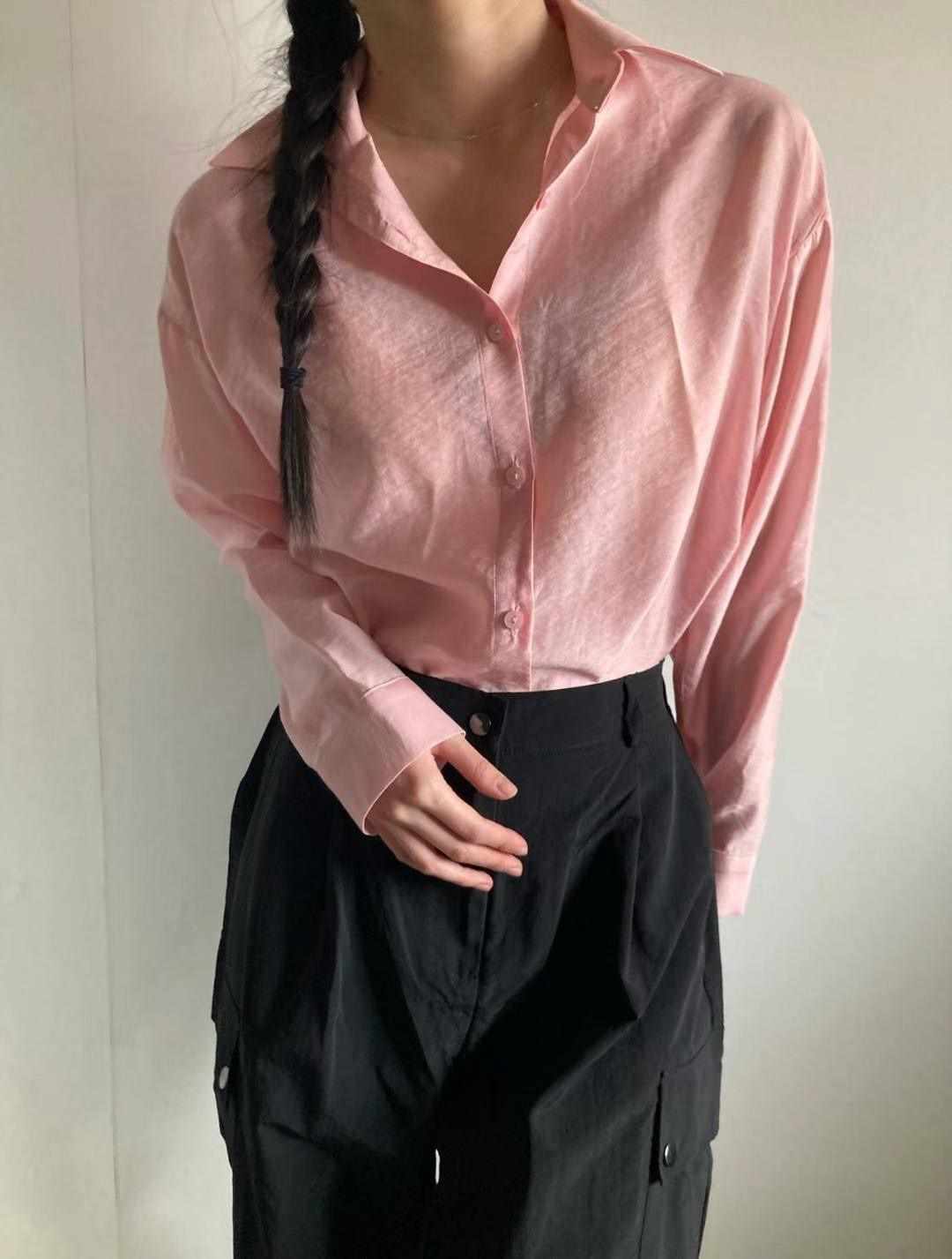cocojnissi韓國直郵東大門實拍女裝新款時尚休閑襯衫蕾絲衫cocojnissi襯衫/蕾絲衫
