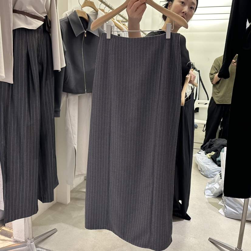 AMON韓國直郵東大門實拍女裝新品職業人氣休閑半身裙中短裙AMON半身裙/中短裙