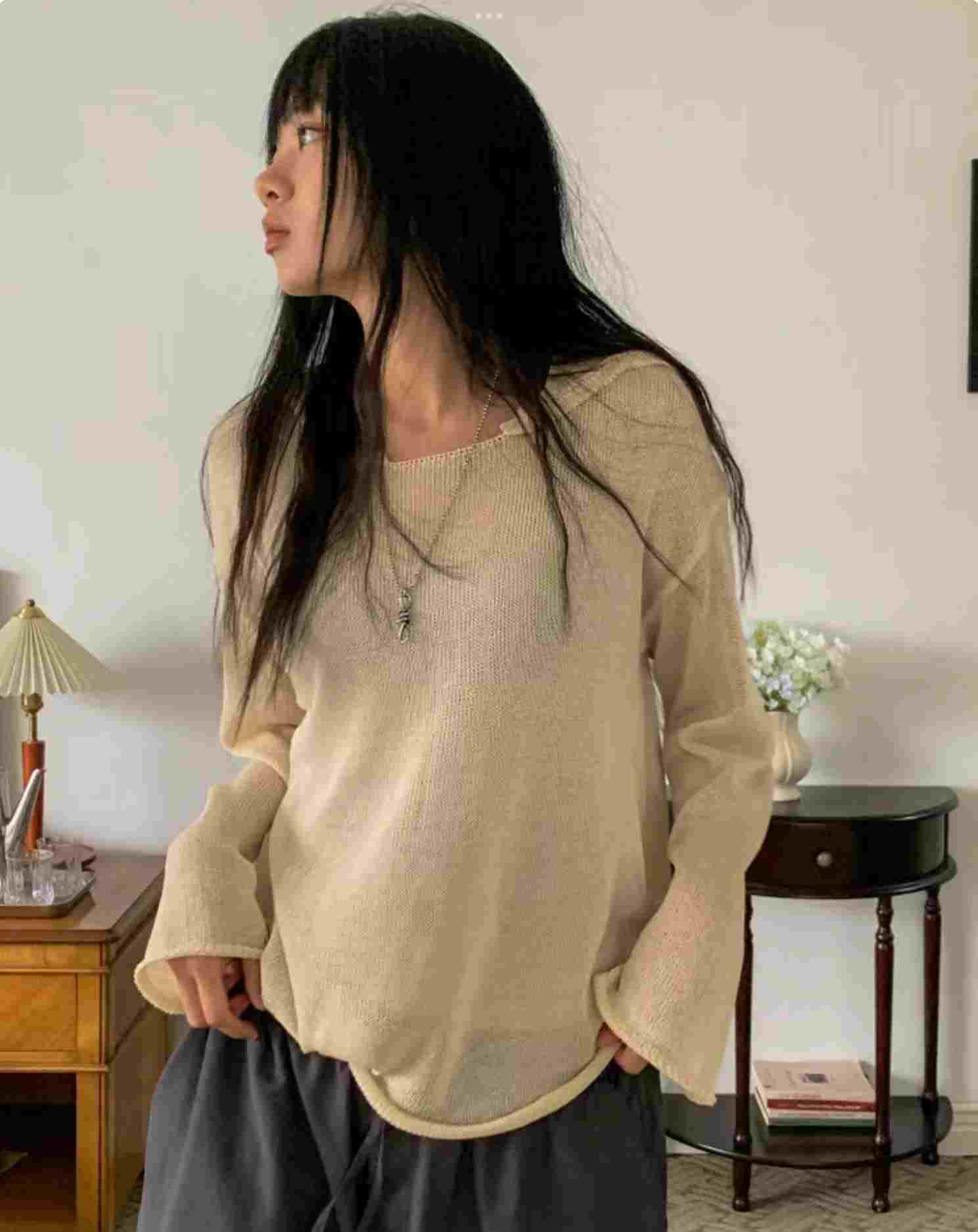 HOPPER直郵韓國代購女裝新款真品時尚職業人氣熱賣24秋冬針織衫HOPPER針織衫