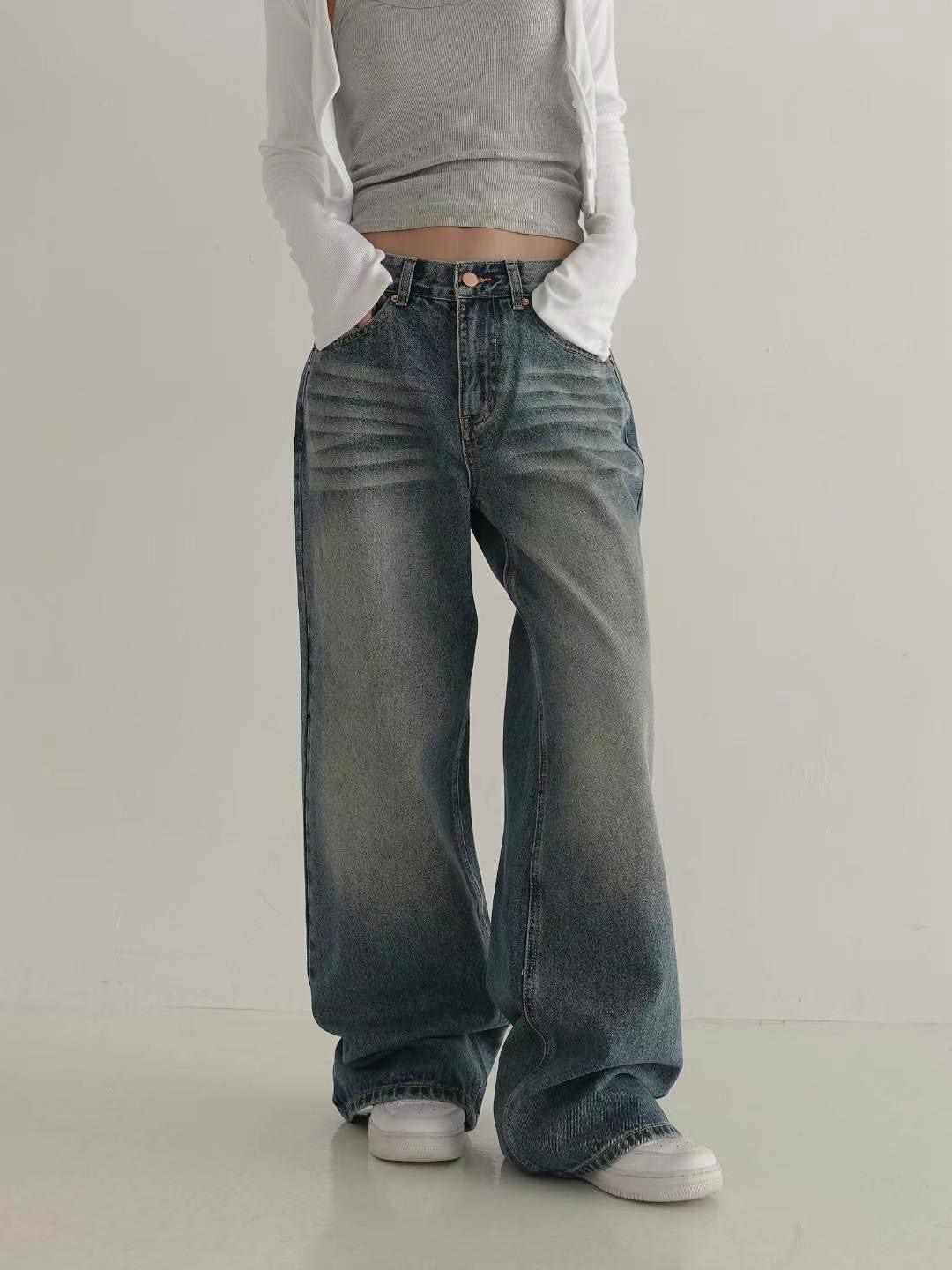 PUBLIC&amp;CO GIRL韓國直郵東大門代購女裝新款熱賣牛仔褲PUBLIC&amp;CO GIRL牛仔褲