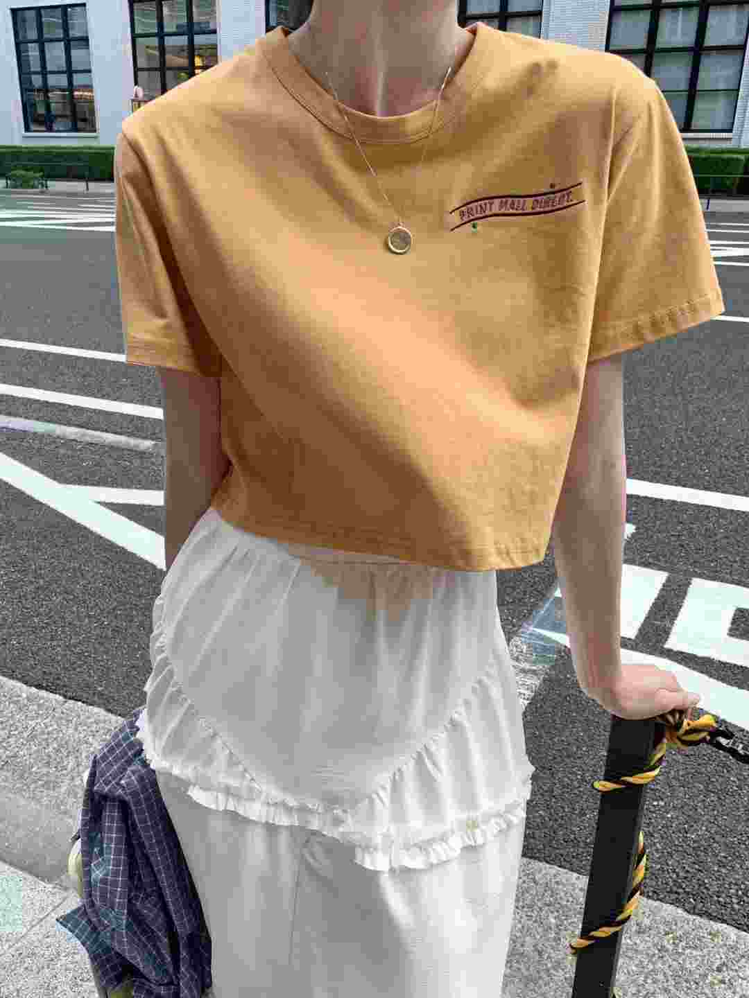 CALLMYNAME韓國直郵女裝新款熱賣24秋冬職業休閑推薦時尚T恤Call my nameT恤
