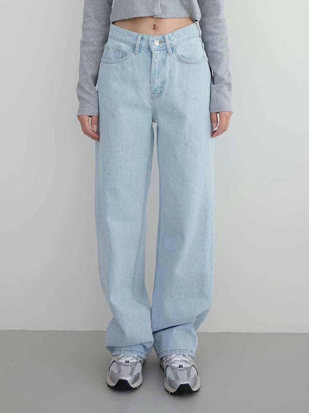 PUBLIC&amp;CO GIRL韓國直郵東大門實拍女裝新品24秋冬牛仔褲PUBLIC&amp;CO GIRL牛仔褲