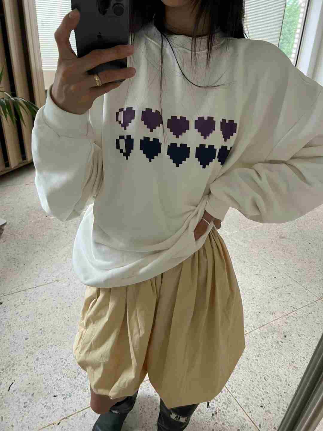 BRICK直郵韓國代購女裝新品24秋冬時尚熱賣休閑真品職業衛衣BRICK衛衣