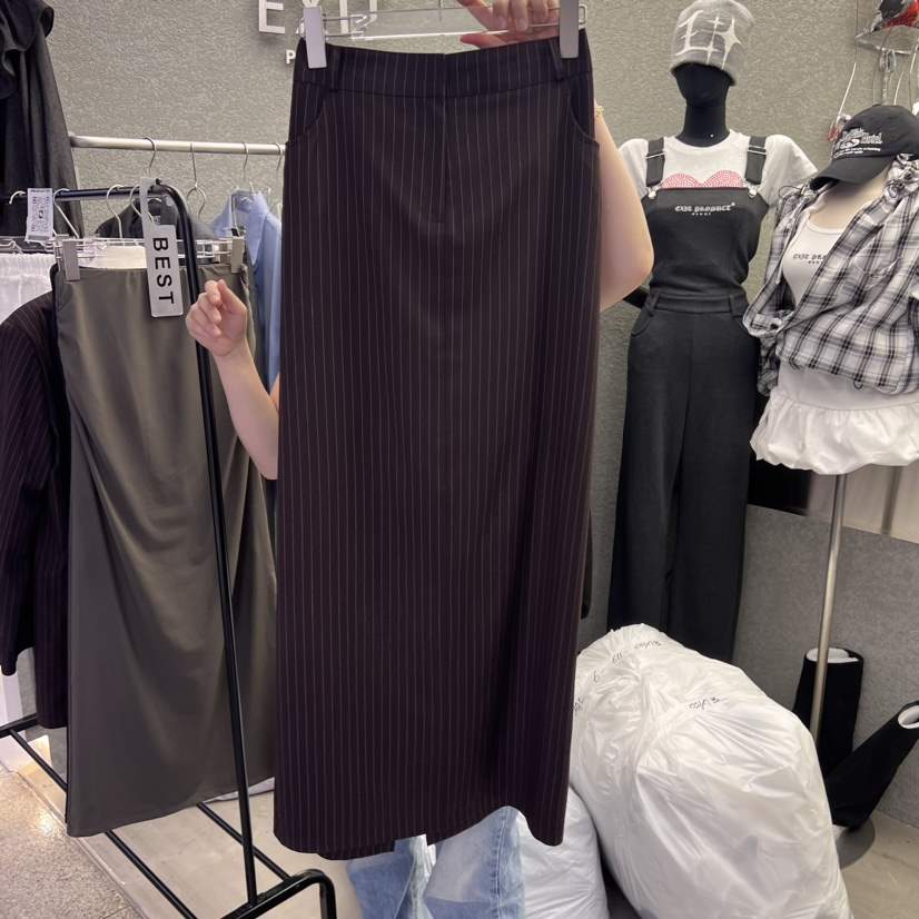 EXIT直郵韓國代購女裝新品真品24秋冬人氣時尚半身裙中短裙EXIT半身裙/中短裙