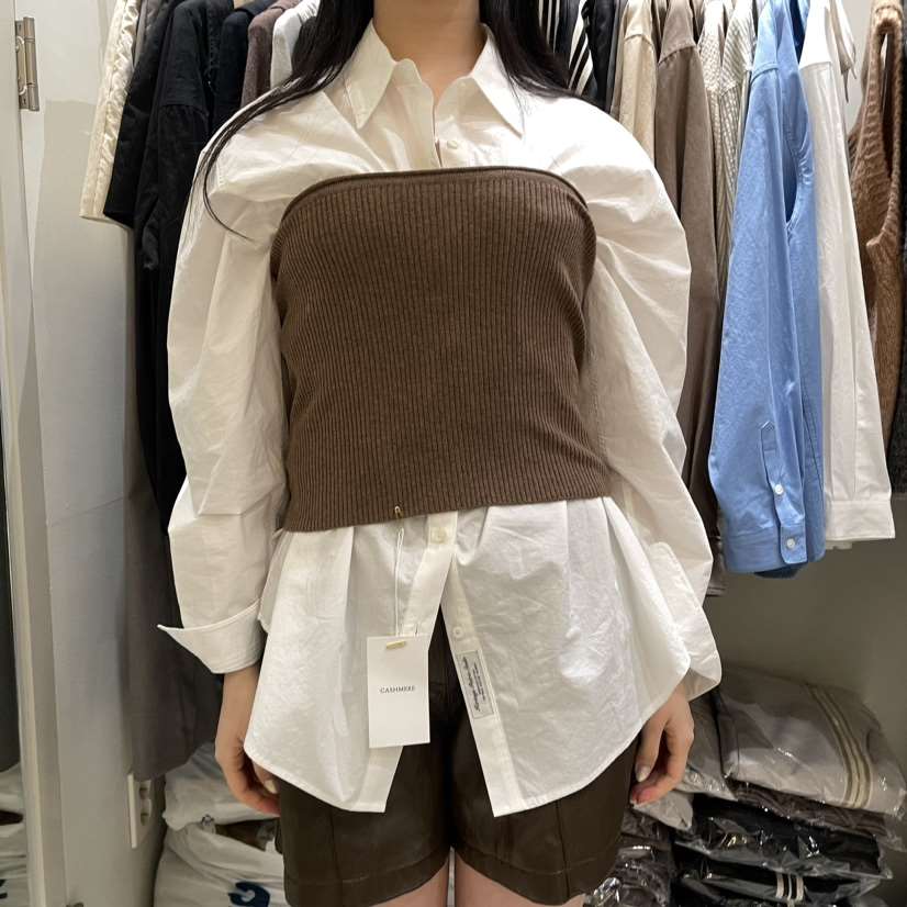 BARAMI直郵韓國代購女裝新品人氣24秋冬職業真品吊帶背心BARAMI吊帶/背心