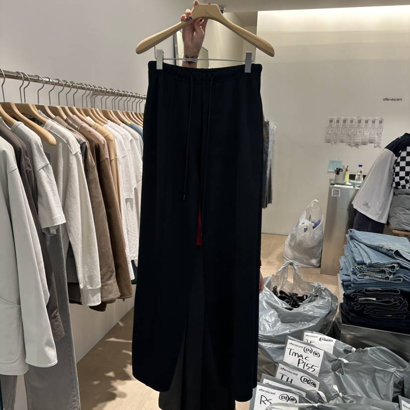 evc/effervescent韓國直郵女裝新款真品24秋冬休閑褲修身evc/effervescent休閑褲