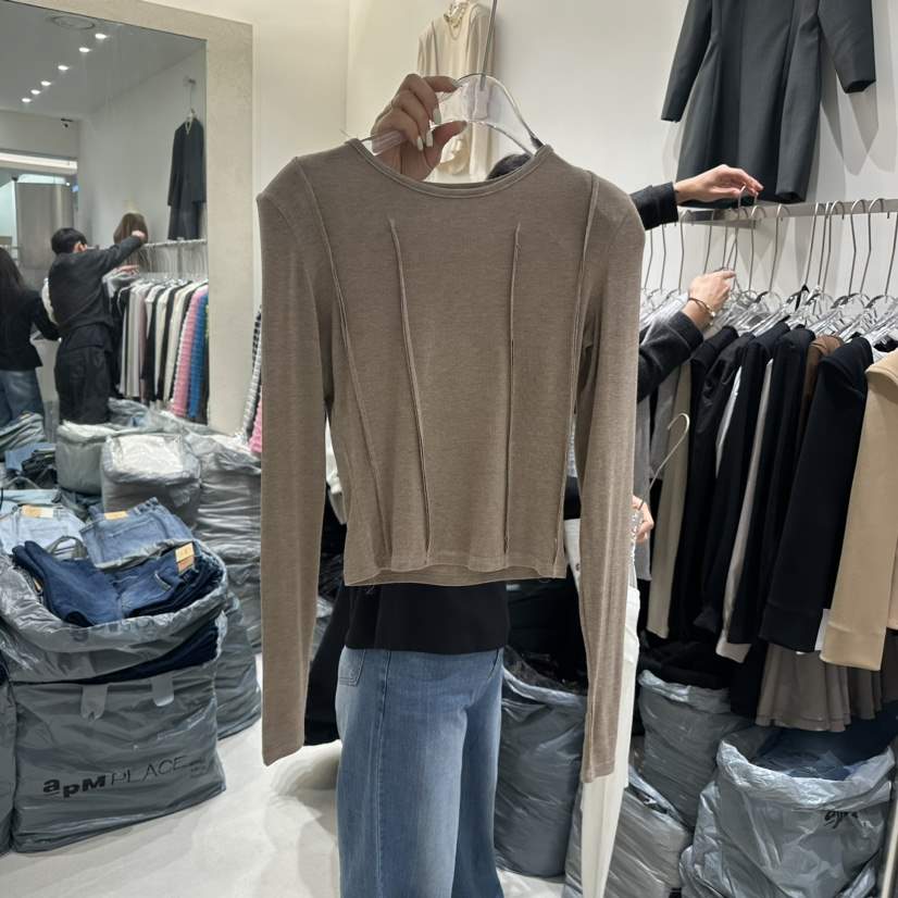 MAGNOLIA36-P韓國直郵東大門代購女裝新品休閑熱賣長袖T恤MAGNOLIA36-P長袖T恤
