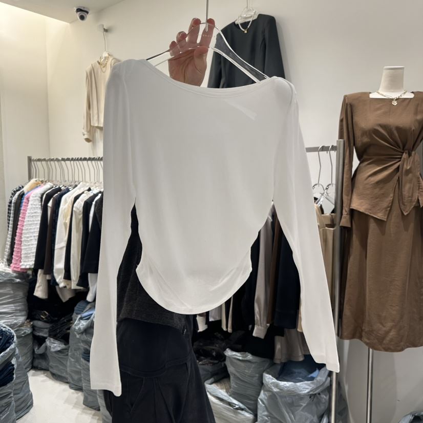 MAGNOLIA36-P韓國直郵東大門實拍女裝新品職業24秋冬長袖T恤MAGNOLIA36-P長袖T恤