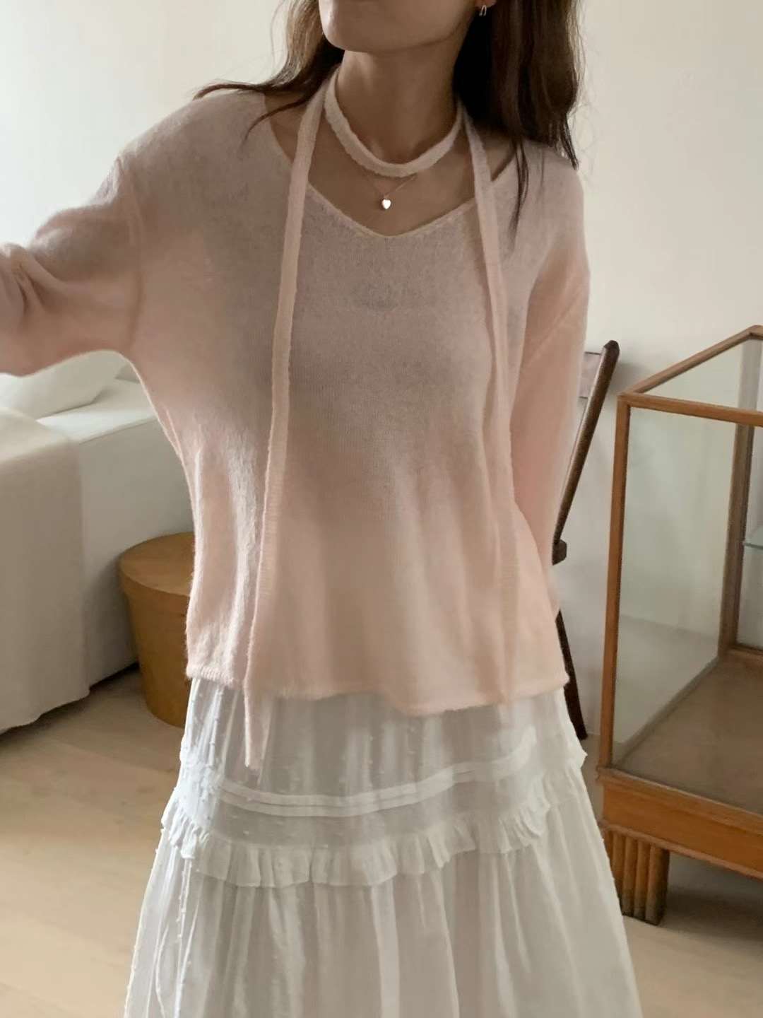 FLAMINGO韓國直郵女裝新品24秋冬真品時尚休閑推薦針織衫FLAMINGO針織衫
