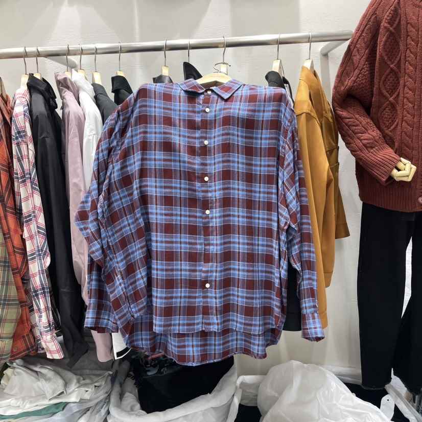 BUFFETT韓國直郵東大門實拍女裝新款24秋冬熱賣襯衫蕾絲衫BUFFETT襯衫/蕾絲衫