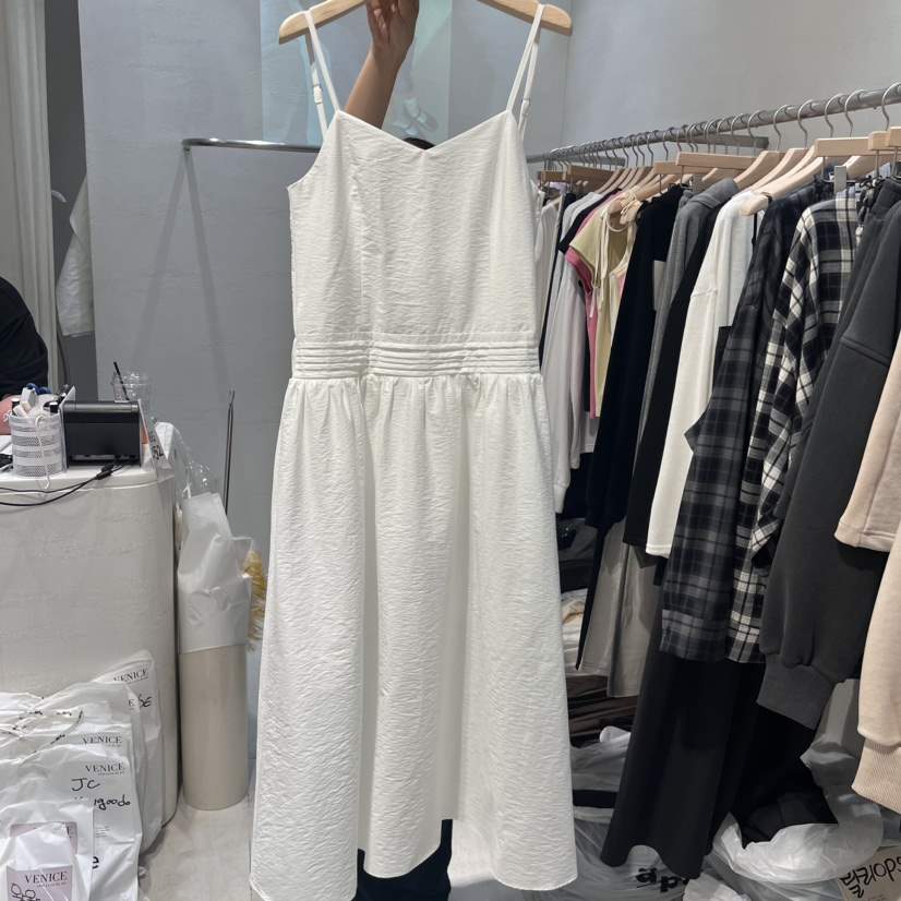 VENICE直郵韓國代購女裝新品24秋冬真品時尚職業休閑連衣裙VENICE連衣裙