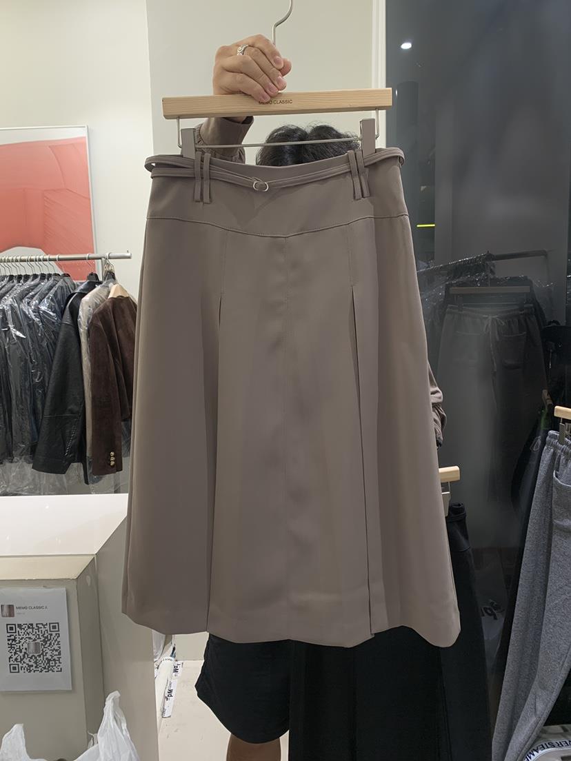 MEMO CLASSIC韓國直郵東大門代購女裝新品職業半身裙中短裙含腰繩MEMO CLASSIC半身裙/中短裙