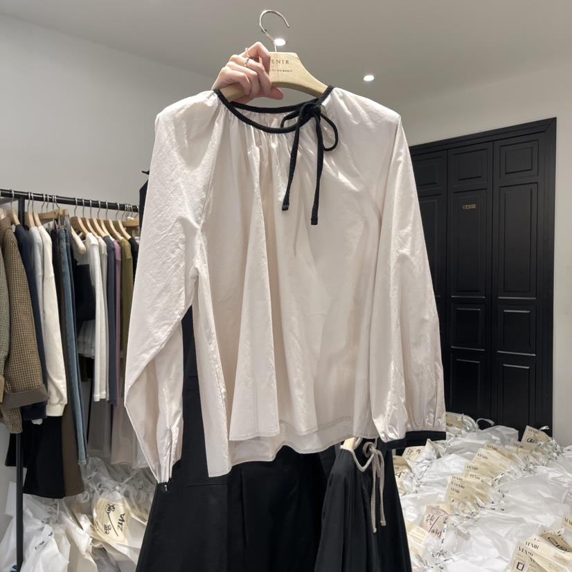 VENIR-A韓國直郵女裝新品真品職業時尚熱賣推薦襯衫蕾絲衫VENIR-a襯衫/蕾絲衫