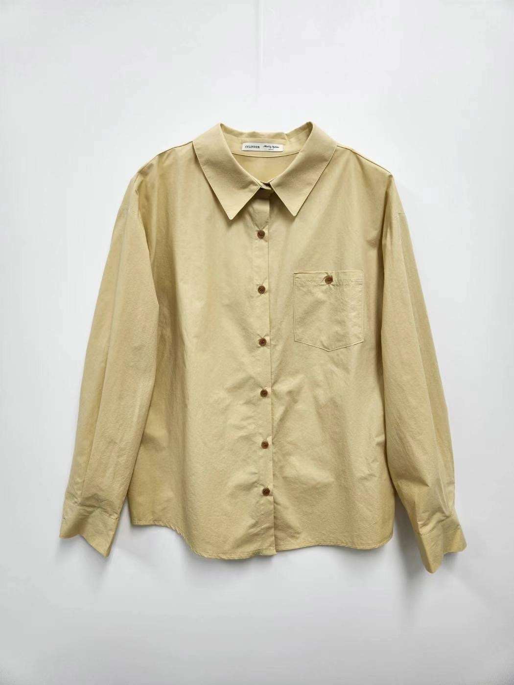 CYLINDER韓國直郵東大門代購女裝新品24秋冬人氣襯衫蕾絲衫CYLINDER襯衫/蕾絲衫