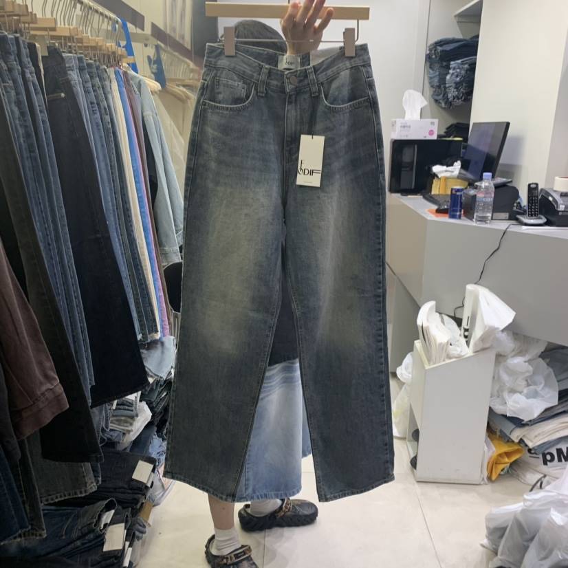 ODIF韓國直郵女裝新款人氣職業時尚推薦真品休閑熱賣牛仔褲ODIF牛仔褲