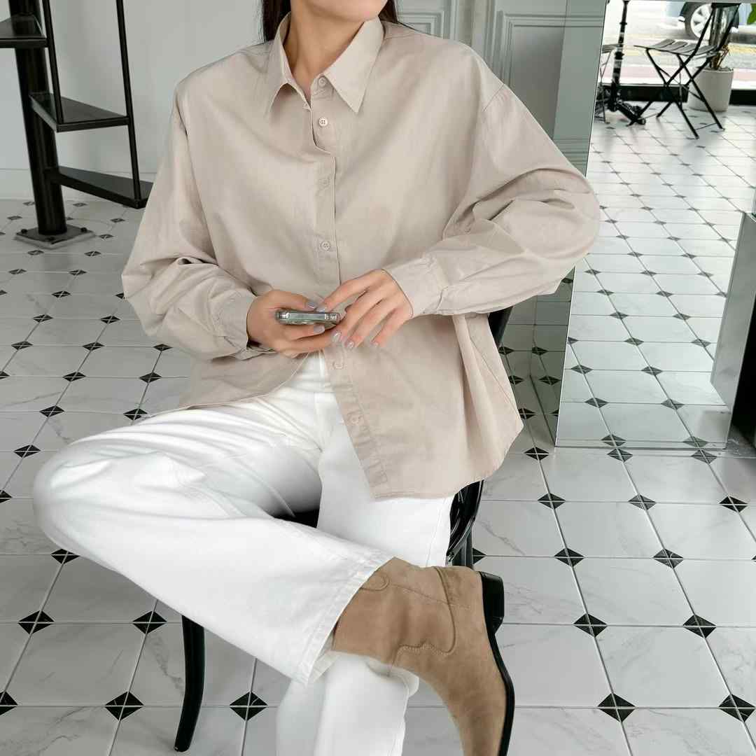 VERY GOOD韓國直郵東大門實拍女裝新品人氣24秋冬襯衫蕾絲衫VERY GOOD襯衫/蕾絲衫