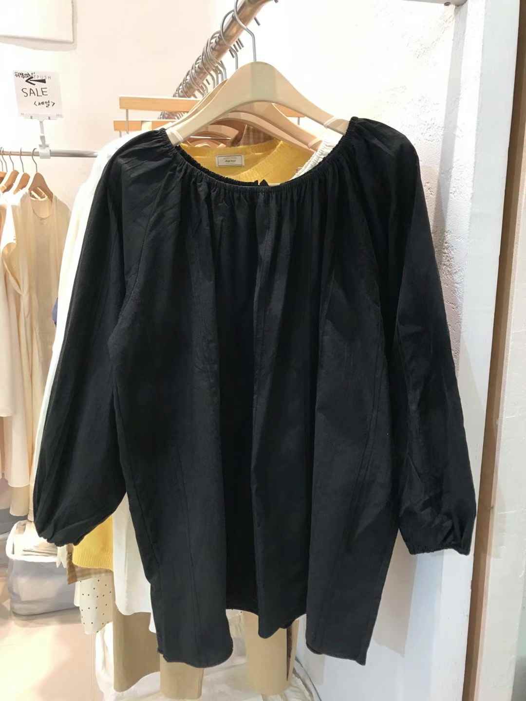 BABY PUSH韓國直郵東大門代購女裝新款時尚職業襯衫蕾絲衫BABY PUSH襯衫/蕾絲衫