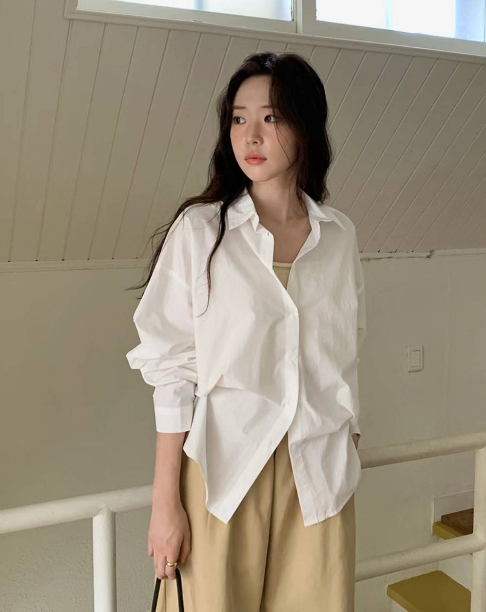VERY GOOD韓國直郵東大門代購女裝新款24秋冬襯衫蕾絲衫VERY GOOD襯衫/蕾絲衫
